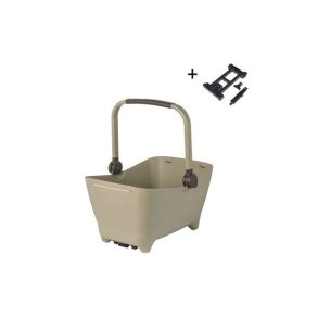 Hunde cykelkurv Basil Buddy MIK  Biscotti Brun