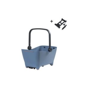 Hunde cykelkurv Basil Buddy MIK  Faded Denimbl