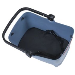 Hunde cykelkurv Basil Buddy MIK  Faded Denimbl