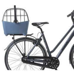 Hunde cykelkurv Basil Buddy MIK  Faded Denimbl