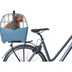 Hunde cykelkurv Basil Buddy MIK  Faded Denimbl