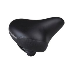 Cykelsadel Citybike Unisex med hj�rnebeskyttelse - sort