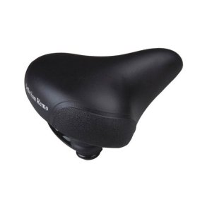 Cykelsadel Citybike Unisex med hj�rnebeskyttelse - sort