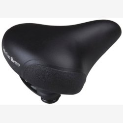 Cykelsadel Citybike Unisex med hj�rnebeskyttelse - sort