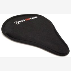 Velo cykelsadel cover MTB/Sports sort med gel