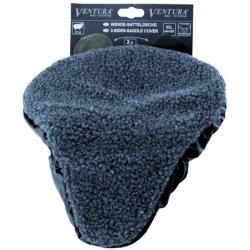 Vendbar cykel sadelcover, imiteret freskind-skai lder, gr