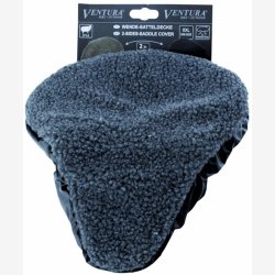 Vendbar cykel sadelcover, imiteret freskind-skai lder, gr