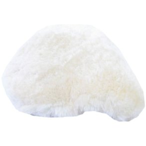 Cykel sadelcover i freskind 1A kvalitet, naturhvid