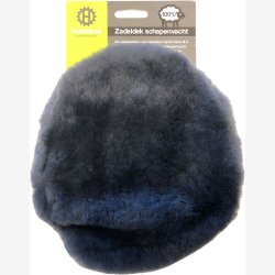 Cykel sadelcover oval, lammeskind, gr