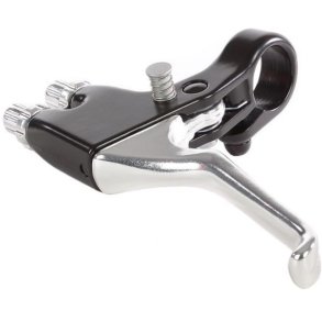 Bremsegreb til venstre Mirage dobbeltkabel - sort/s�lv