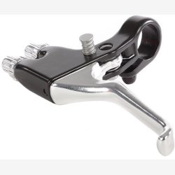 Bremsegreb til hjre Mirage dobbeltkabel - sort/slv