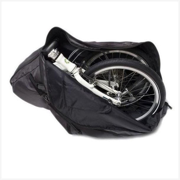 Cykelopbevaringstaske XL Mirage til 24-26" foldecykel - sort