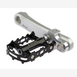 Krankarm forkorter Mirage T6 aluminium - inklusive rustfri stlbolte - slv