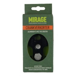 Mirage krankforkortere (cranco) aluminium sort