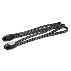 Bagagebrerstrop Trio 28" med universal fastgrelsessystem - sort/hvid