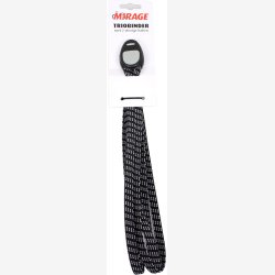 Bagagebrerstrop Trio 28" med universal fastgrelsessystem - sort/hvid