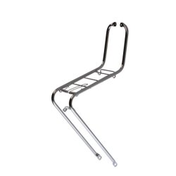 Fronlad / frontbagagebrer retro 26/28" Steco med fjederbelastet klemme - krom