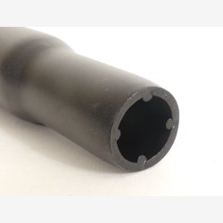 Sadelpind candle Edge �27,2mm / 300mm aluminum - black