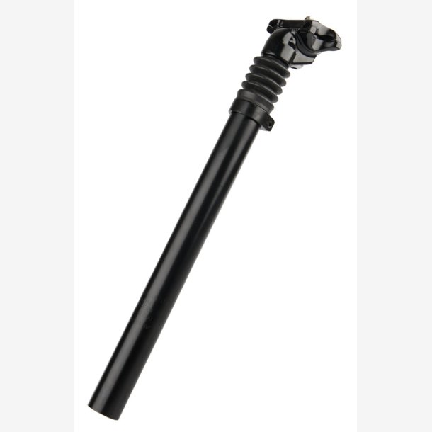 Sadelpind Kalloy affjedring 27,2 / 350mm aluminium - sort