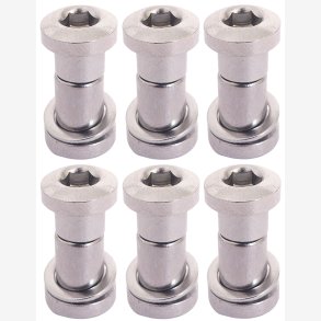 Allen Screw for Saddle Clamp Bofix Chrome -16mm (6 pieces)