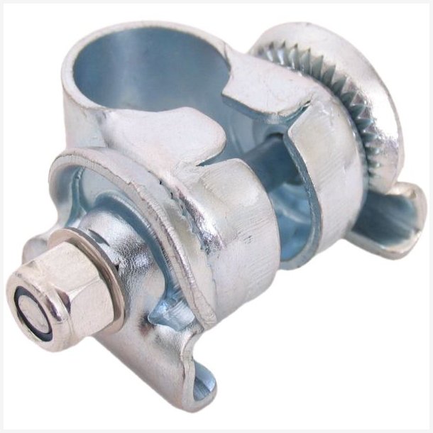 Sadelklemme - forkromet