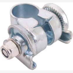 Sadelklemme - forkromet