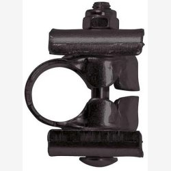 Sadelpindsklemme - sort