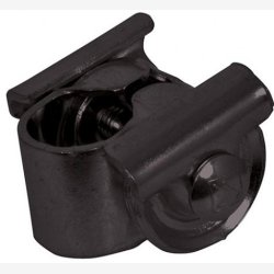 Sadelpindsklemme - sort