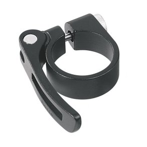 Sadelpindklemme Ergotec SCQ-080 �34,9 mm aluminium med Quick Release - sort