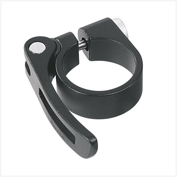 Sadelpindklemme Ergotec SCQ-080 �31,8 mm aluminium med Quick Release - sort