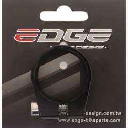 Sadelpindklemme �34,9 mm Kant aluminium med unbrakoskrue - sort