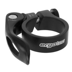 Sadelpindklemme Ergotec SCQ-0100 �31,8 mm aluminium med Quick Release - sort