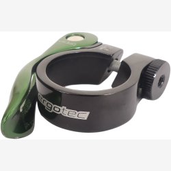 Seattube-Clamp Ergotec SCQ-0100 31.8 aluminum with Quick Release - black / green