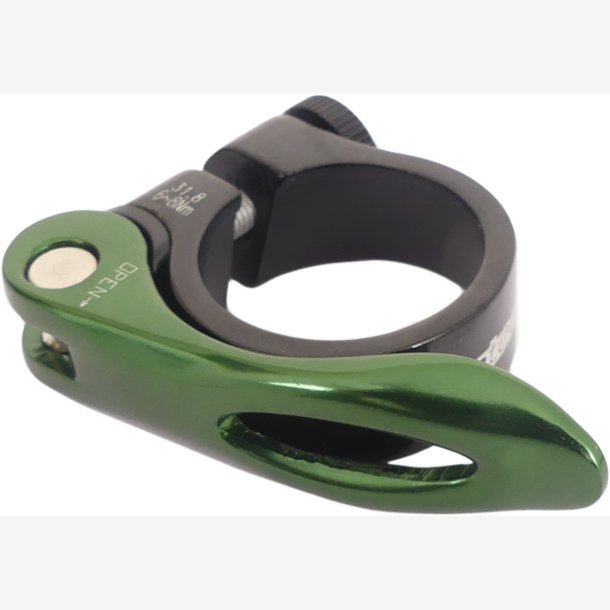 Seattube-Clamp Ergotec SCQ-0100 31.8 aluminum with Quick Release - black / green