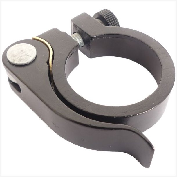 Sadelpindklemme Ergotec SCQ-030 �31,8 mm aluminium med Quick Release - sort