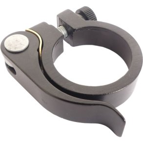 Sadelpindklemme Ergotec SCQ-030 �34,9 mm aluminium med Quick Release - sort