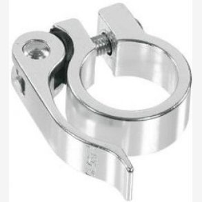 Seattube-Clamp Ergotec SCQ-030 �34.9 aluminum with Quick Release - silver