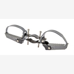 Ekstra barnesadel med fodsttte til cykelrammen Mirage Jantje universal - sort