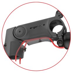 Handle stem ahead Ergotec Sepia XL FI 28.6mm / 110mm / 31.8mm - black