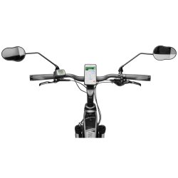 Mirror Ergotec M-99LV right mounting 122 x 78-66 mm - black