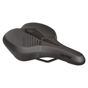 Cykelsadel Ergotec Comfort Plus 260 x 218 mm bld - sort
