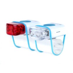 Mini LED belysningsst IKZI med silikonestrop - hvid