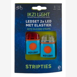 Mini LED belysningsst IKZI med silikonestrop - bl