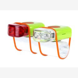 Mini LED belysningsst IKZI med silikonestrop - grn