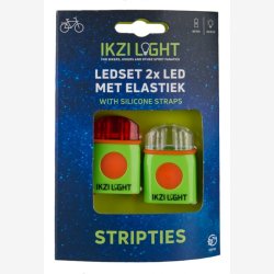 Mini LED belysningsst IKZI med silikonestrop - grn