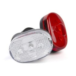 Lygtes�t IKZI 3 x LED - r�d &amp; hvid