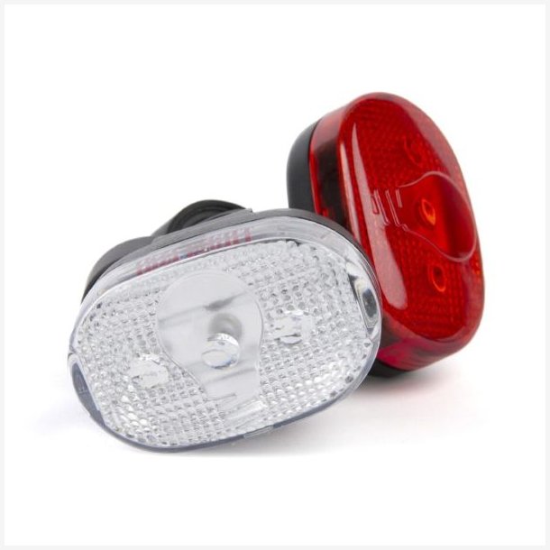 Lygtes�t IKZI 3 x LED - r�d &amp; hvid