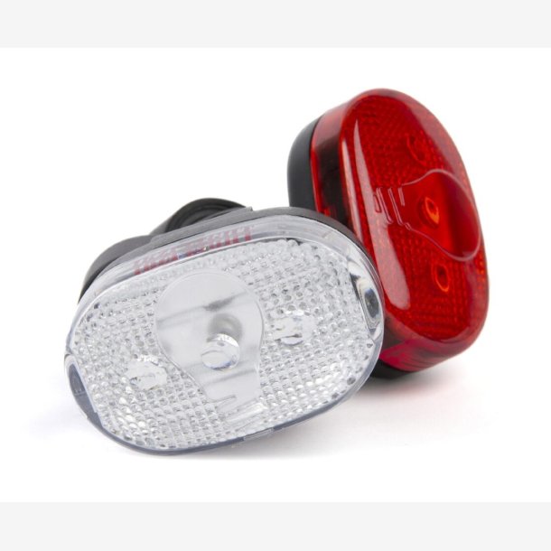 Lysst IKZI 3 x LED - rd &amp; hvid