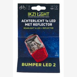 Baglygte IKZI 1x LED med E1-godkendt reflektor