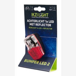 Baglygte IKZI 1x LED med E1-godkendt reflektor